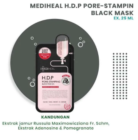 H.D.P Pore-Stamping Black Mask EX 5