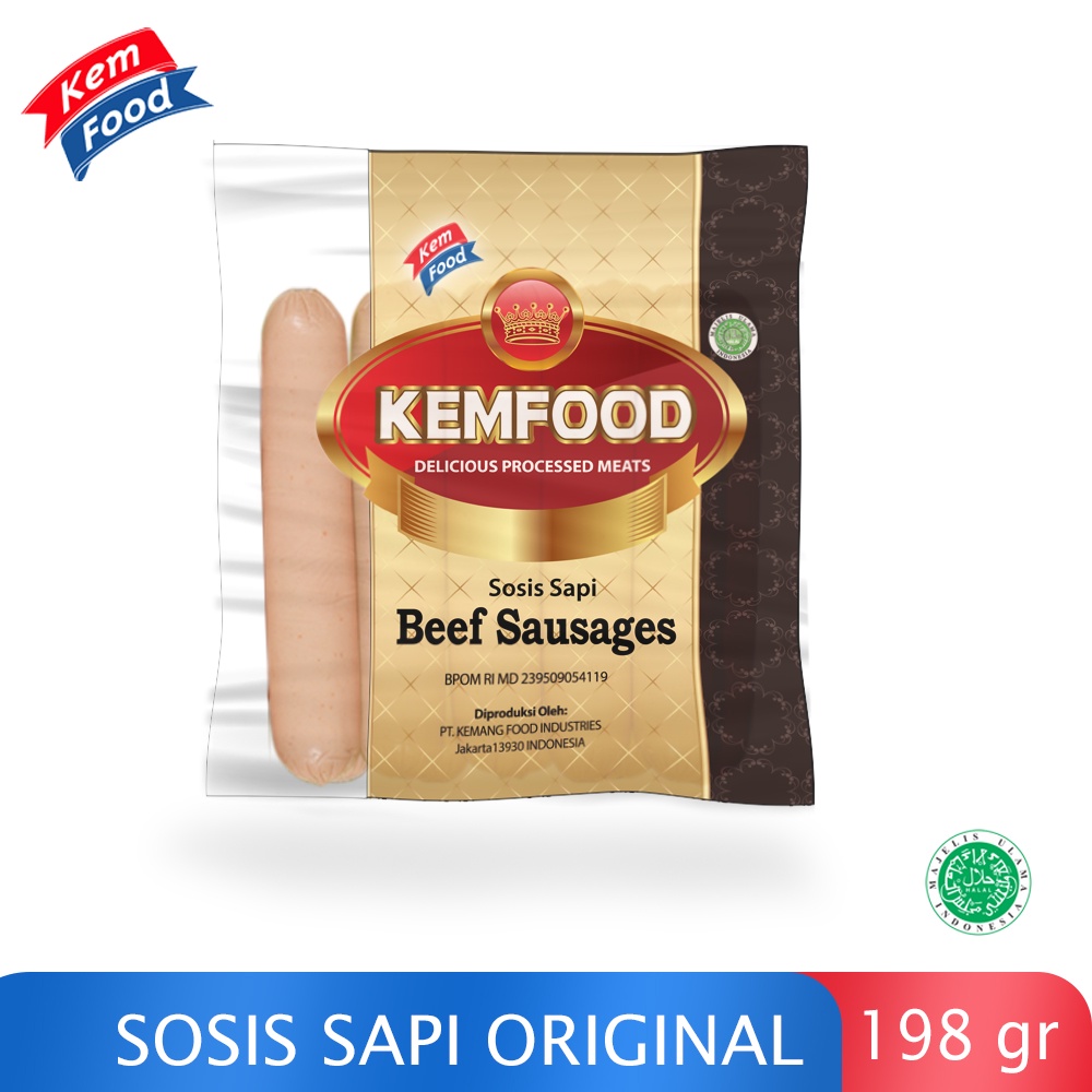 Kemang Food Industries Kemfood Sosis Sapi Original