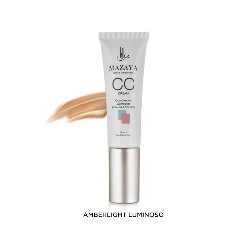 Mazaya CC Cream Complexion Corrector Whitening & Anti Aging Amberlight Luminoso 4