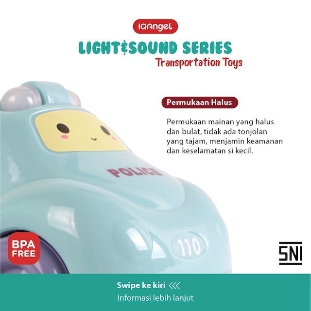 KSM Group IQ Angel Light & Sound Trasportation Car Toys IQ698