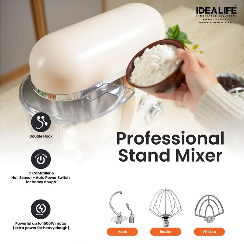 Lionstar Jaya Indonesia IDEALIFE Professional Stand Mixer  IL-221S