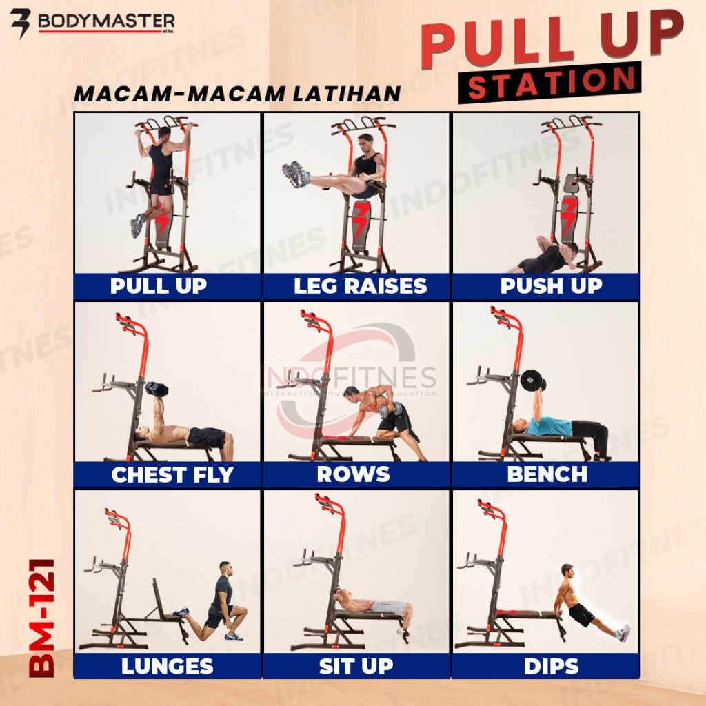  Bodymaster Pull Up Station BM-121