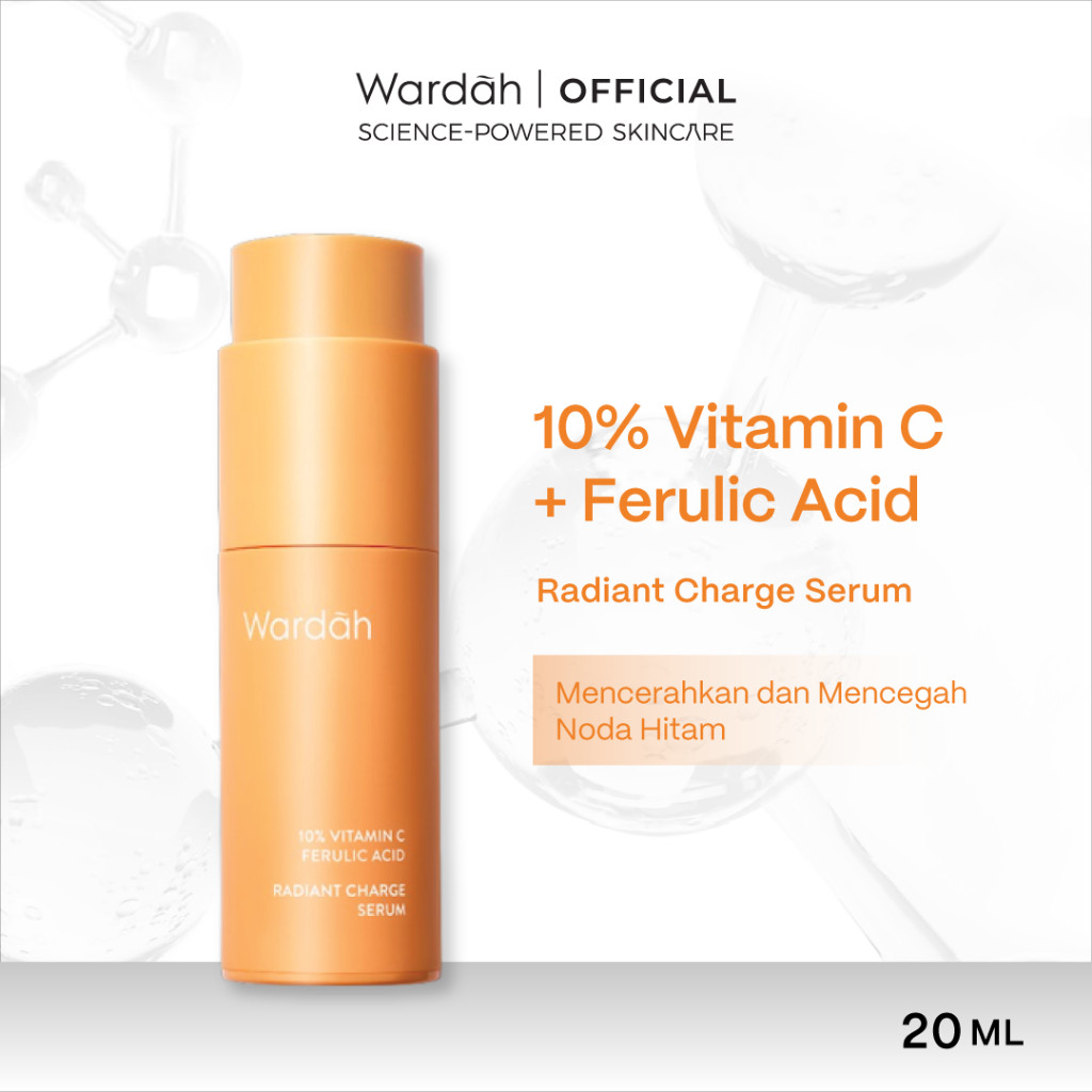 Paragon Technology and Innovation Wardah Radiant Charge Serum 10% Vitamin C + Ferulic Acid