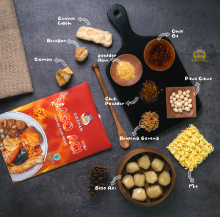 Rona Karya Nusantara Cik'Emam Baso Aci Kuah Pedas