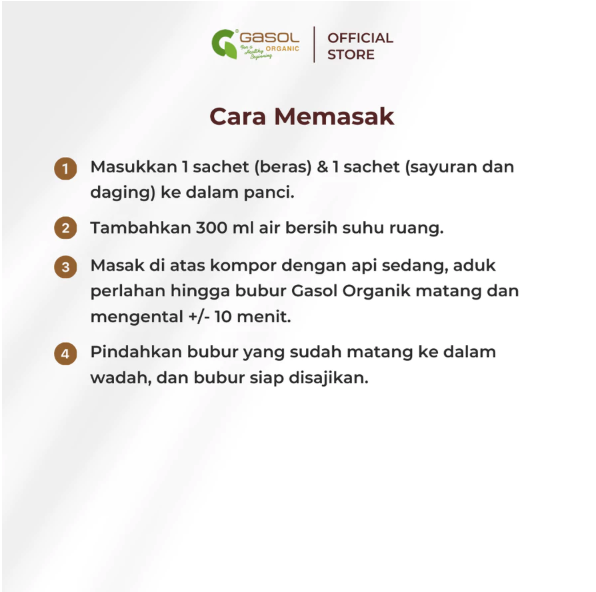 Gasol Pertanian Organik GASOL Quick Cook Chicken Broccoli