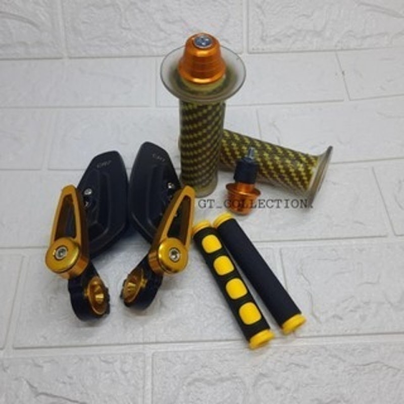 Spion Jalu Universal + Handgrip dan Karet 3