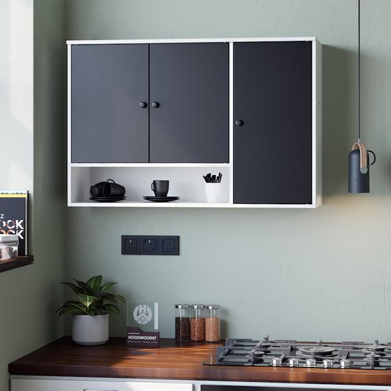Furnile Kitchen Set Atas Kombi Hitam 5