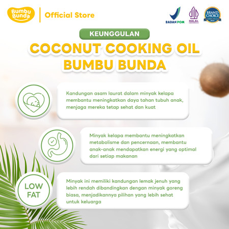 Natura Indoland Bumbu Bunda Elia Organic Virgin Coconut Cooking Oil