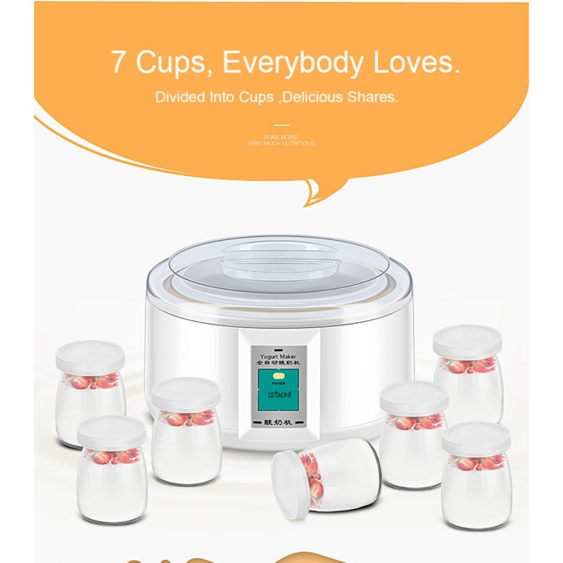 Automatic Electric Yogurt Maker with 7 Seals Cups 4