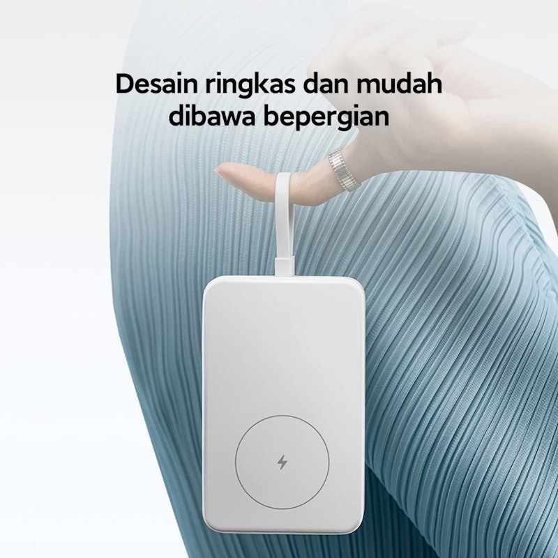 33W Magnetic Power Bank 10000mAh Integrated Cable 4
