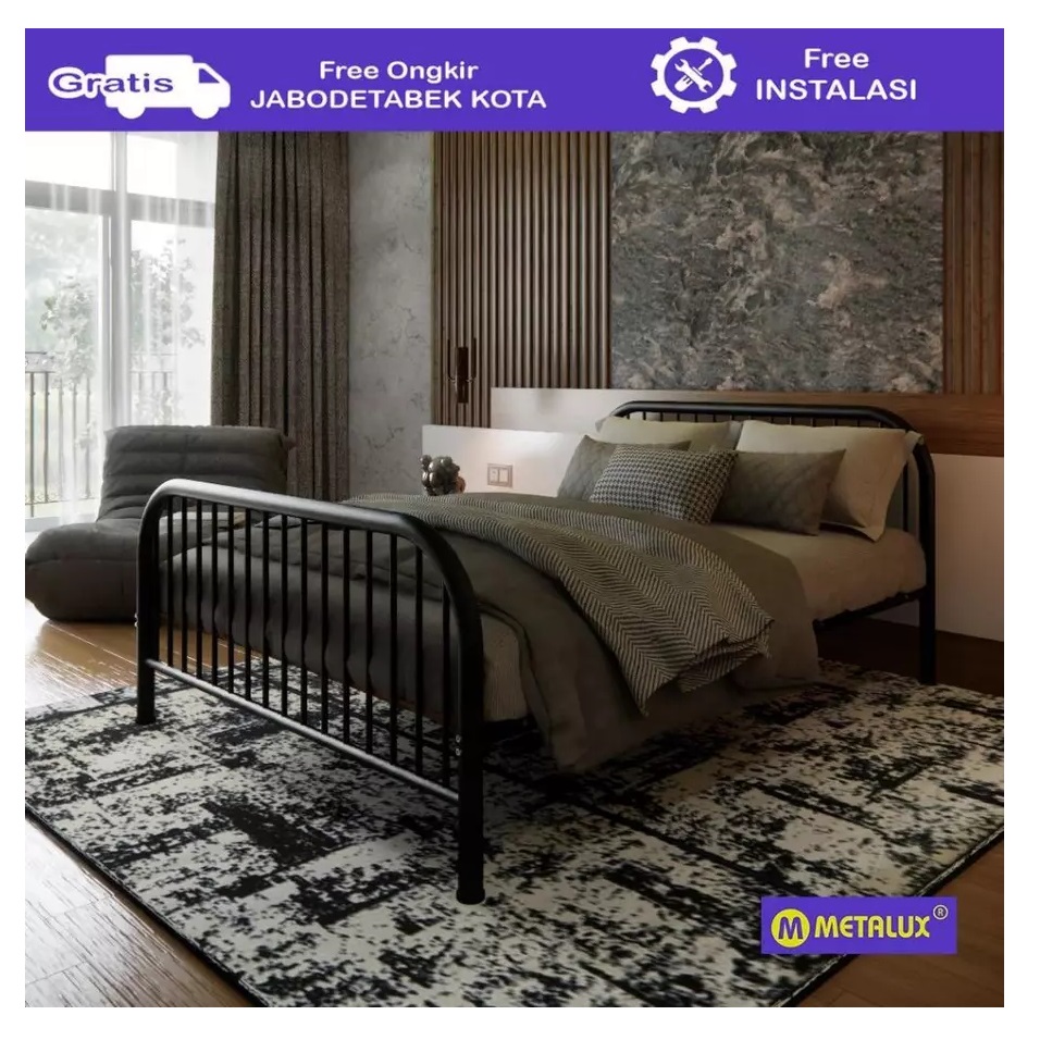  Metalux Ranjang Besi Oyama 