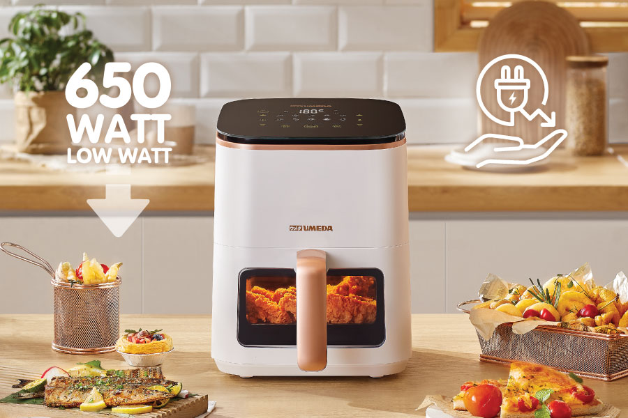 Umeda Umeda Genki Digital Air Fryer Low Watt