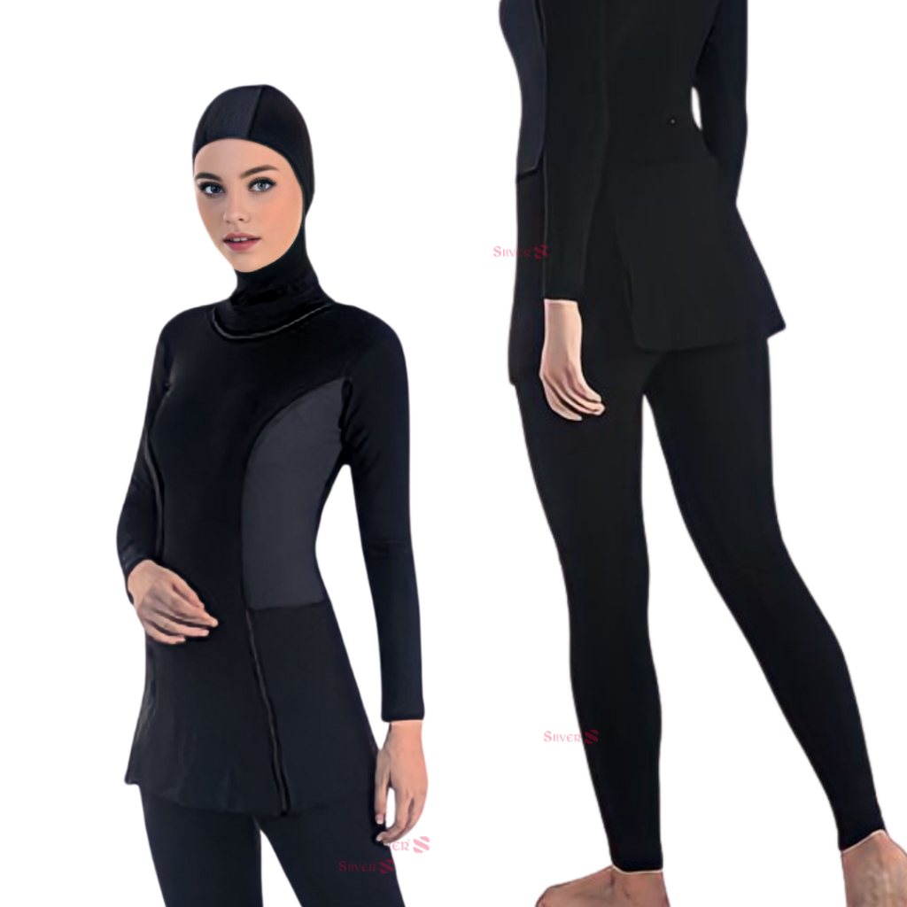  Silver Baju Renang Muslimah  11501