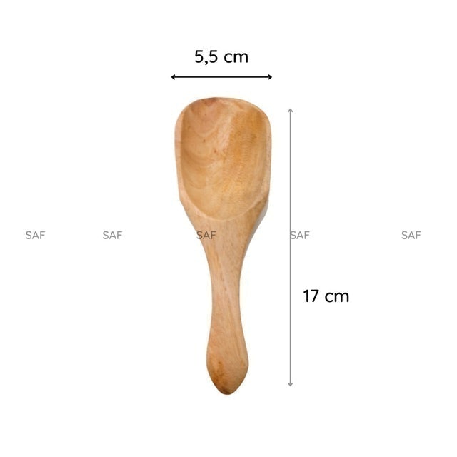 Supplier Alas Foto Sekop Sendok Kopi Gula Kayu