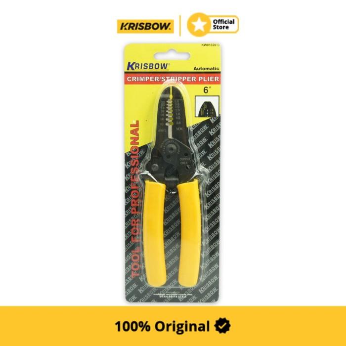 Krisbow® Automatic Crimper Stripper Plier 6 inch
