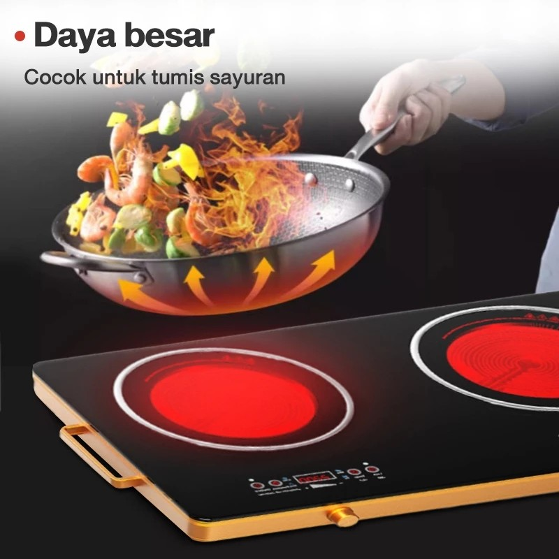  TIXX Kompor Listrik Low Watt 2 Tungku 