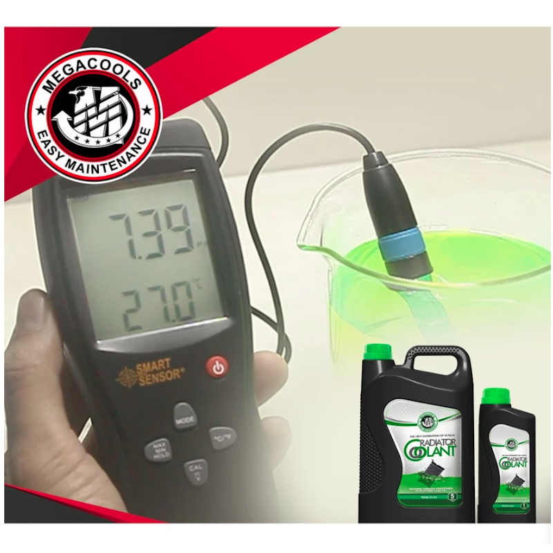 Megacools Radiator Coolant Liter Green 3