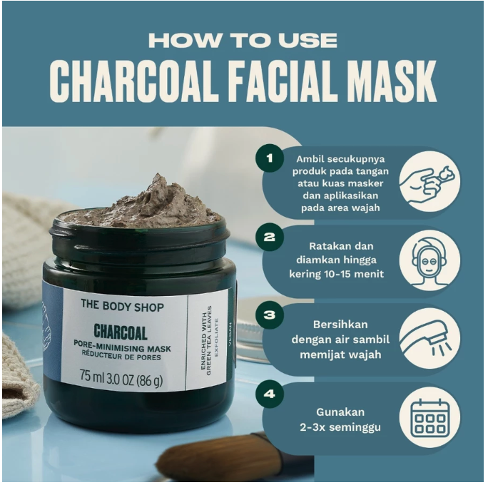 Charcoal Pore Minimising Face Mask 3