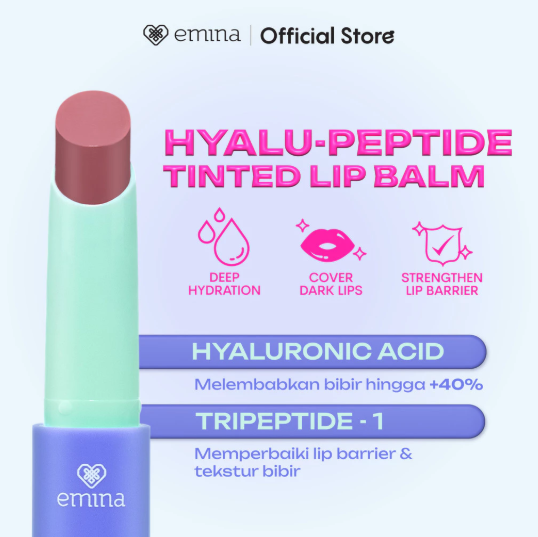 Paragon Technology and Innovation Emina Hyalupeptide Color Melt Balm 01 Brick Rizz