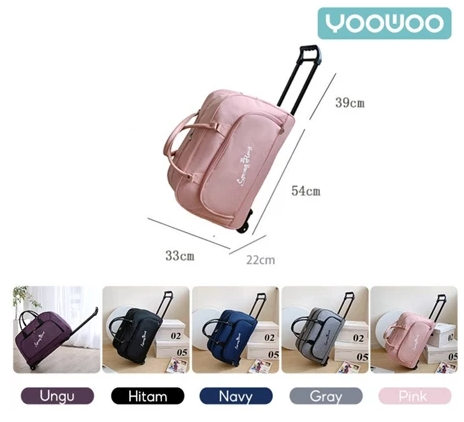 Maju Mapan Mangan YooWoo Tas Travel Trolley