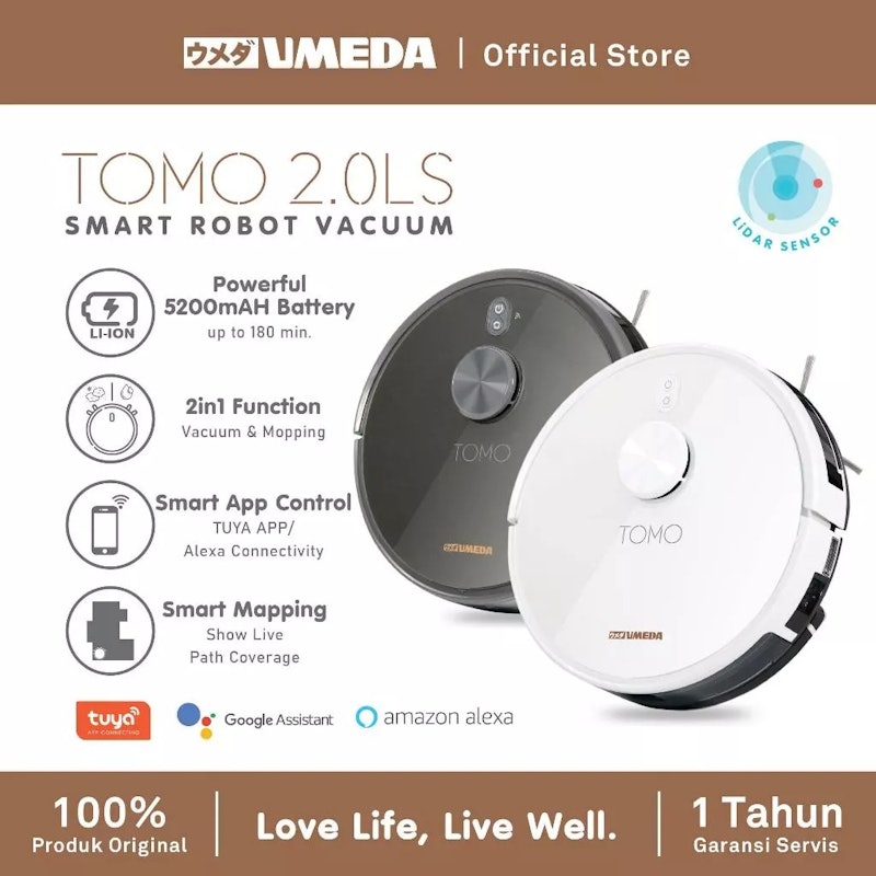 Umeda Tomo 2.0LS Smart Robot Vacuum 5