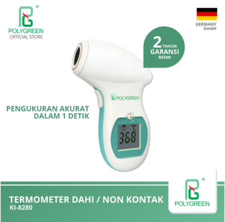 K-Jump Health POLYGREEN Non-contact Infrared Thermometer  KI-8280