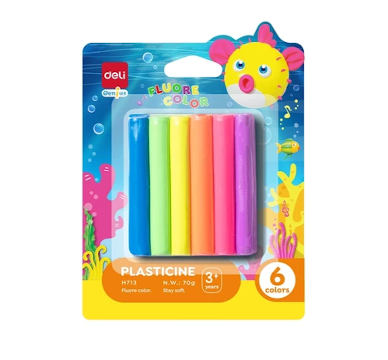 Deli Genius Plasticine Pastel 1
