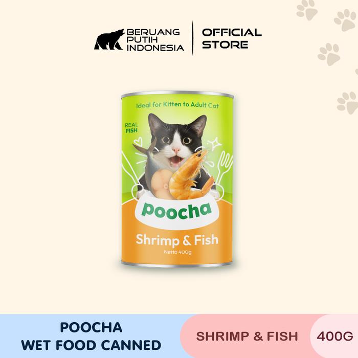 Poocha Cat Food Kaleng 400g 2