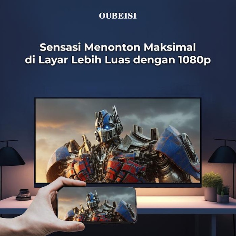 OUBEISI TV Smart TV LED Digital 43 Inch 4