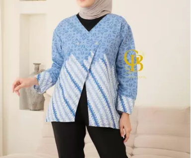  Gama Batik Blazer Batik Modern