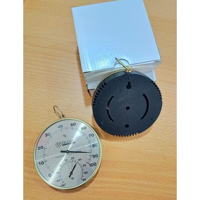  Dr. Gray Hygrometer Thermometer Analog 4 Inch 