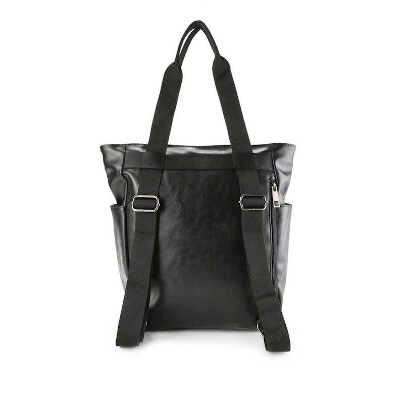 Urban State Distressed Leather Concept Tote Backpack 3