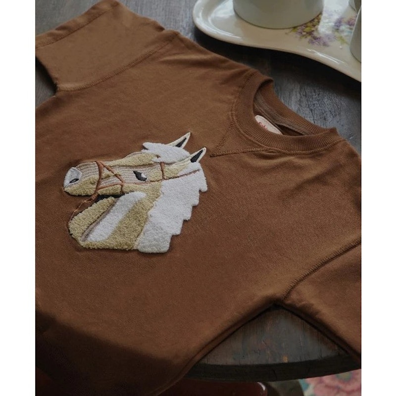 Sabine and Heem Howdy Embroidery Tee Kids Tee 3
