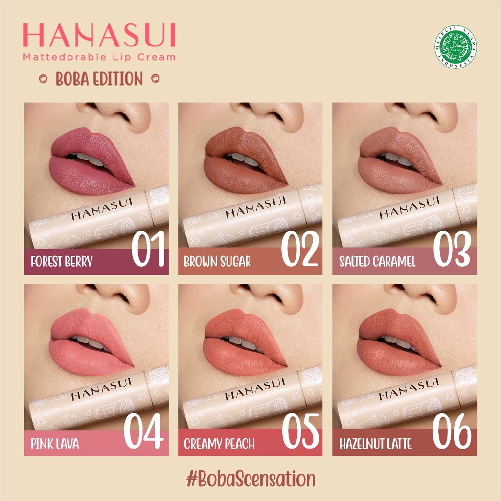 Mattedorable Lip Cream Boba Edition