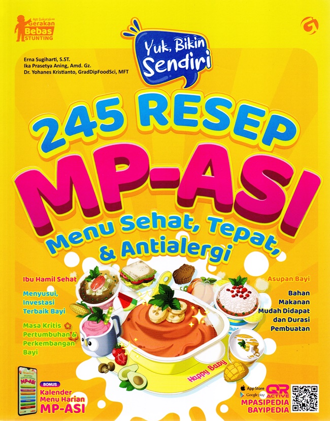 245 Resep MP-ASI Menu Sehat, Tepat, & Antialergi 1