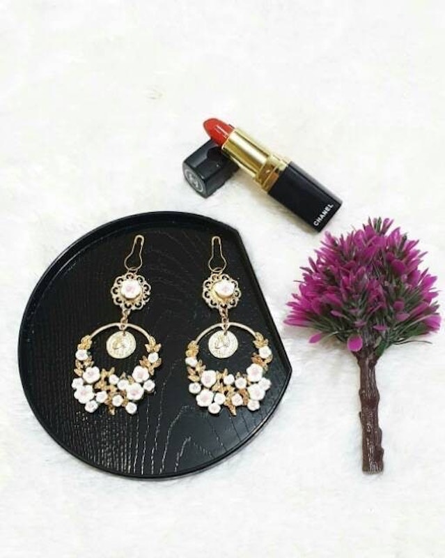 Anting Hijab Bunga 3