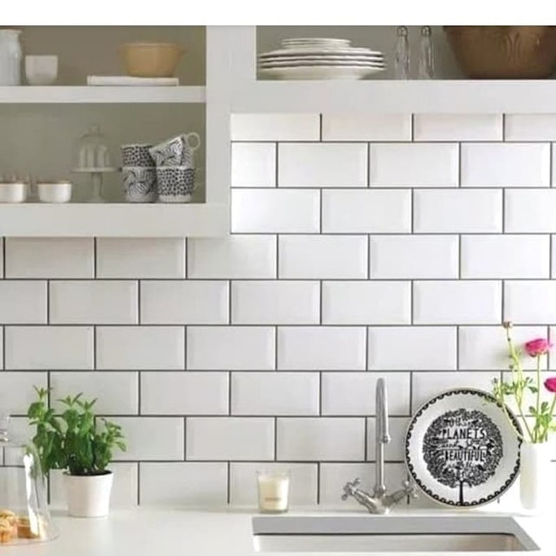 Glossy Bevel White 1