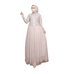 Redlove Gamis Tille Mutiara Rompi