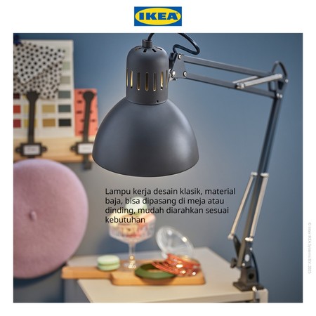 Rumah Mebel Nusantara IKEA Tertial Lampu Meja Kerja