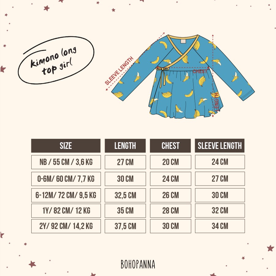 Bohopanna Bohopanna Kimono Long Top Girl