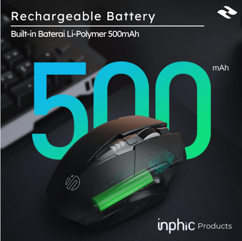 INPHIC Wireless Gaming Mouse 2