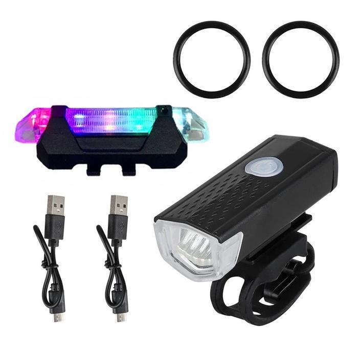 Nexor Lampu Sepeda Depan Belakang 3000 Lumens Set 3