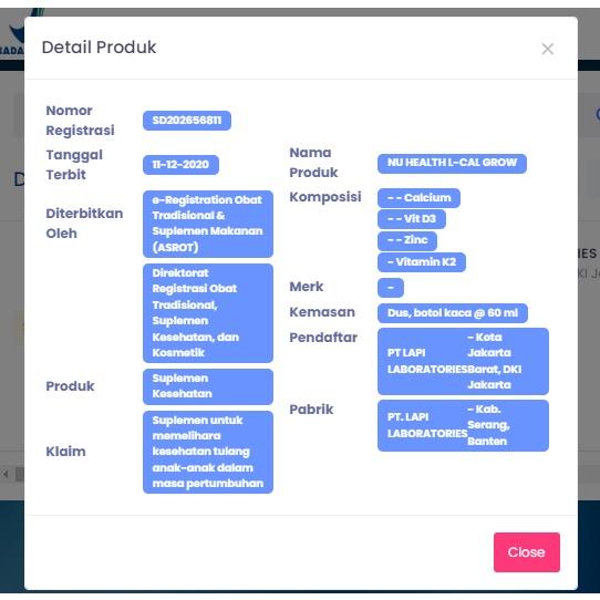 Lapi Laboratories Nu Health L-Cal Grow