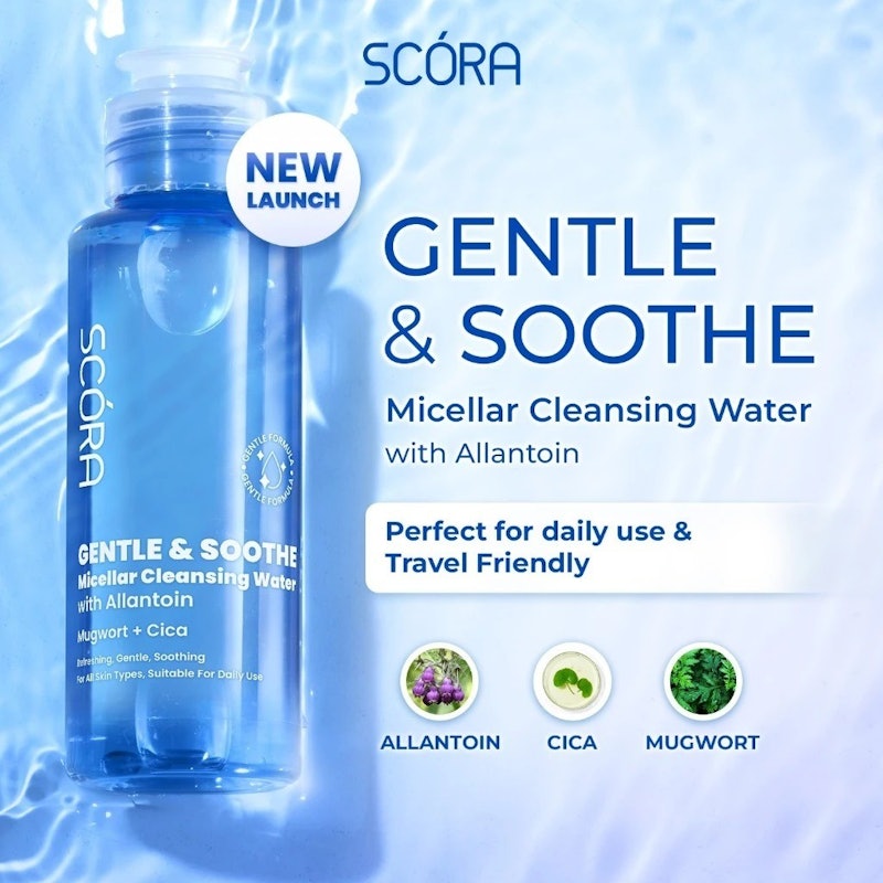 SCORA Gentle & Soothe Micellar Cleansing Water 2