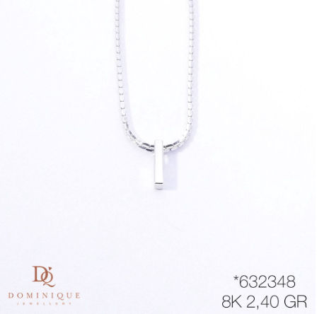 Kalung Serut Nagita Initial Series 8K 5