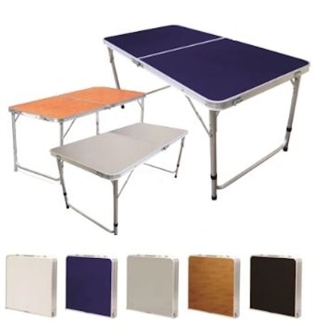 Meja Lipat Portable Kaki Bulat ｜ FT-1