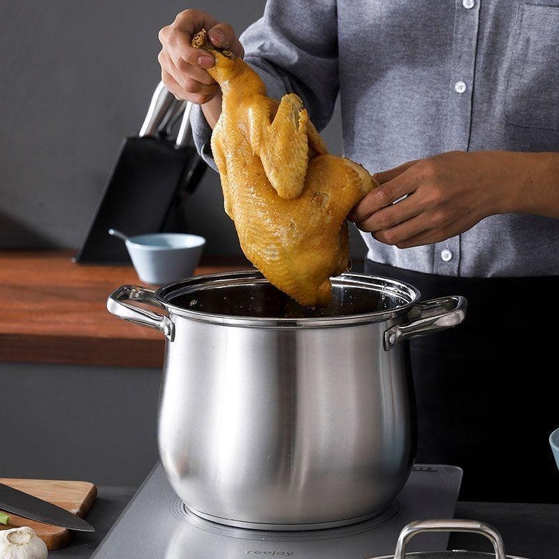  BMW Kitchenware Panci Aladin Stainless High Pot 22 cm
