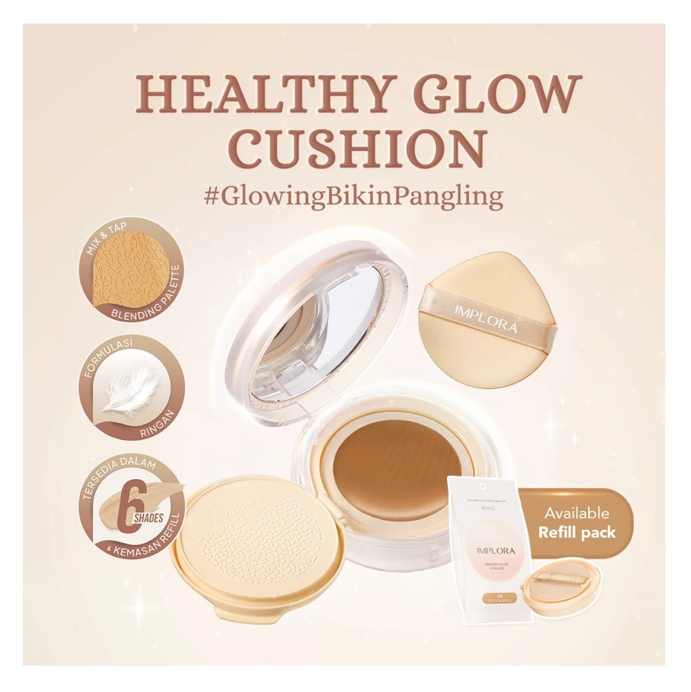 Implora Sukses Abadi Implora Healthy Glow Cushion 04 Medium Beige