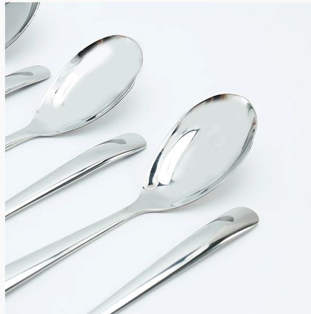 Capodimonte Sendok Bebek Stainless Steel Kecil Isi 6 Pcs ABS4010SS