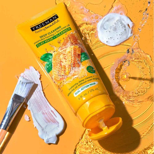 Deep Clearing Manuka Honey & Tea Tree Oil Clay Mask & Cleanser  4